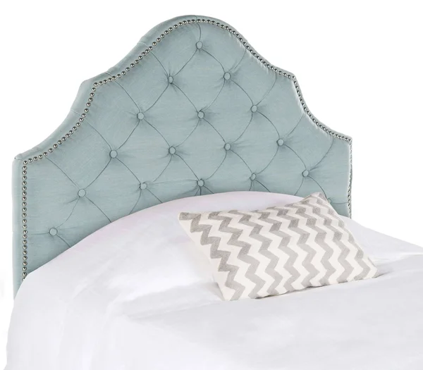 Safavieh Arebelle Sky Blue Twin Tufted Headboard
