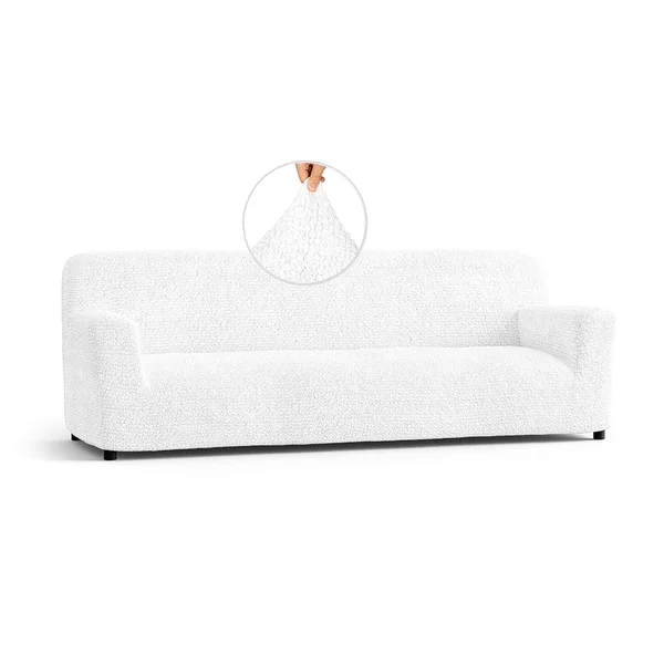 Sofa 4 Seater Slipcover - Microfibra Collection White