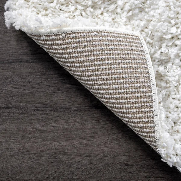 nuLOOM White Shag Rug 10&x13&