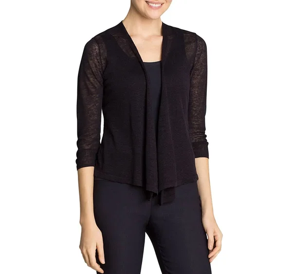 Nic+Zoe Lightweight Four-Way Cardigan - Small, Dark Indigo