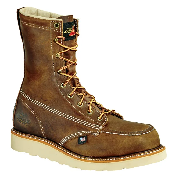 Thorogood Men's American Heritage 8x22 Wedge Work Boots - Steel Toe