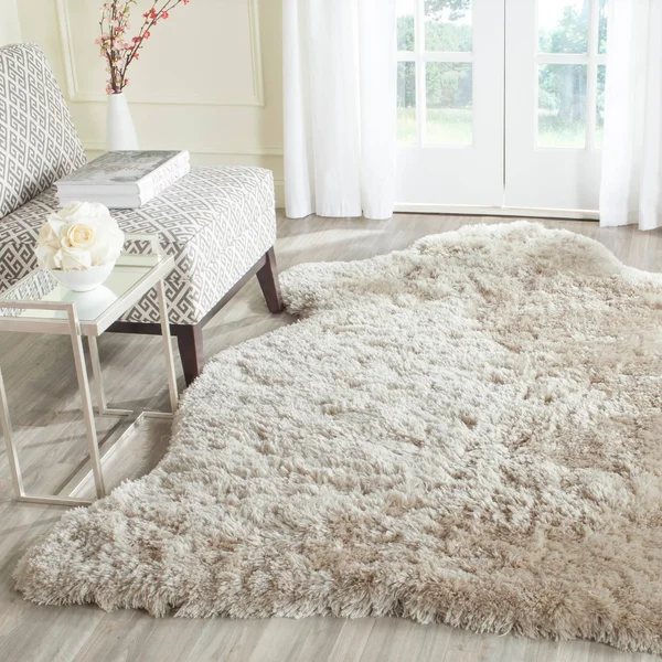 Safavieh Arctic Shag Taupe 3& x 5& Area Rug