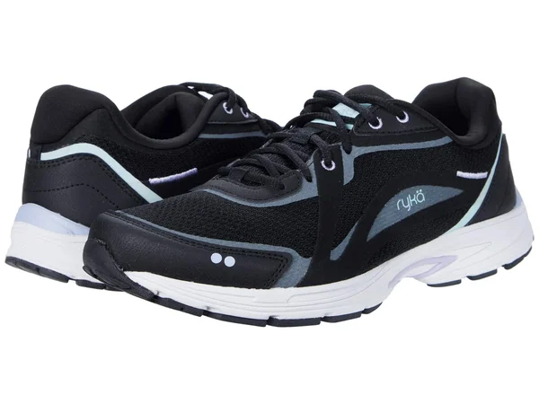 Ryka Women's Sky Walk Fit Walking Shoes - Black Aqua