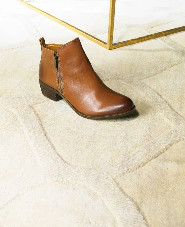 Women's Lucky Brand Basel Bootie - Size 8 M - Brown