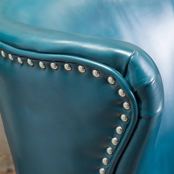 Jameson Tall Wingback Black Leather Club Chair