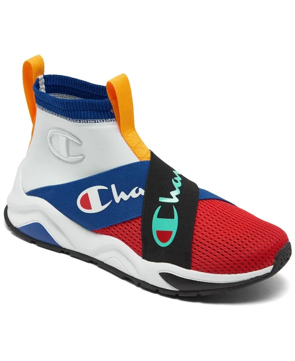 Champion Men's Rally Crossover Casual Shoes - 13.0 - White/Red