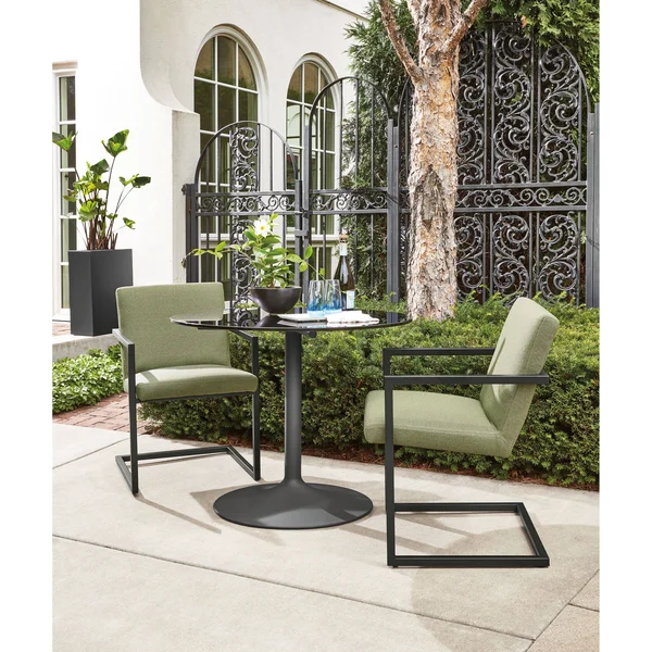 Room & Board - Modern Terrace Rectangle Planter 8D 16W 22H in Silver Grey