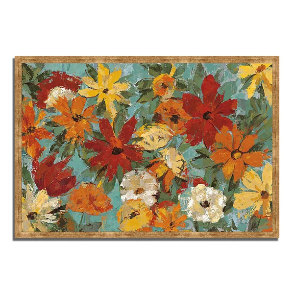 Bright Expressive Garden by Silvia Vassileva Framed Painting Print