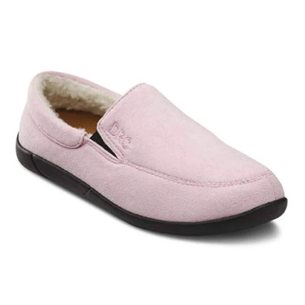 Dr. Comfort Women's Cuddle Slippers Pink 8 E (Wide)