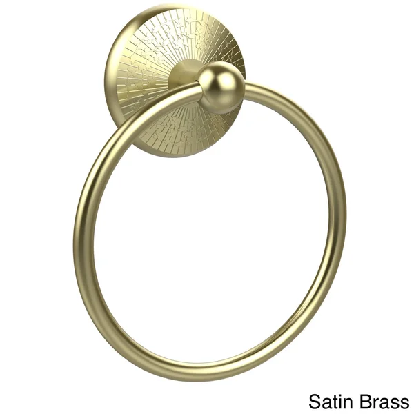 Allied Brass MC-16 Monte Carlo Collection Towel Ring, Polished Chrome