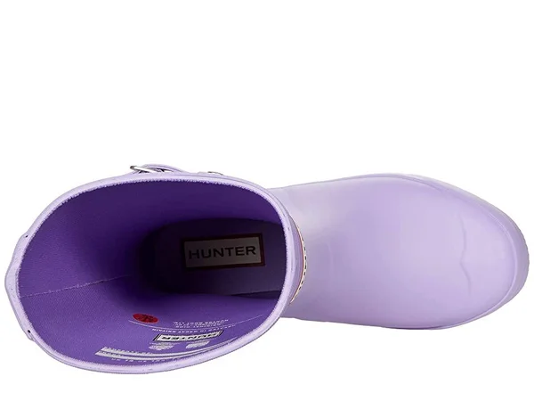 Hunter Purple Rain Boots - Original Big Kids Rain Boots - Size US 2 - Waterproof