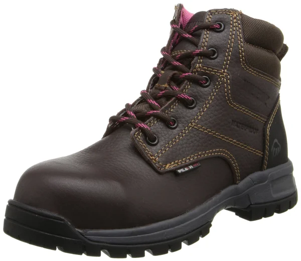 Wolverine Piper Waterproof Composite-Toe 6 inch Work Boot - Women's, Size: 5, Brown