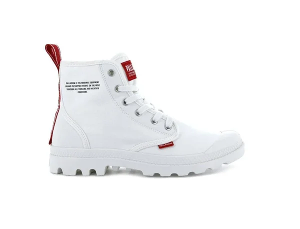 Palladium Boots Unisex Pampa Hi Dare Star White