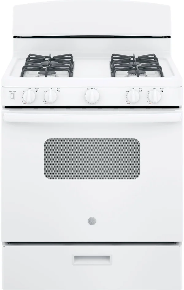 GE 30x22 Freestanding GAS Range White JGBS10DEMWW