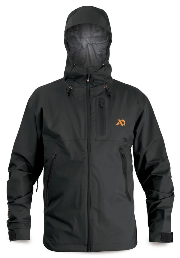 First Lite Men's Seak Stormtight Rain Jacket Synthetic Blend Black XL