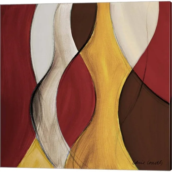 Crimson Coalescence by Lanie Loreth, Canvas Art (Set of 2) Ivy Bronx