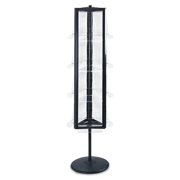 Safco - Rotary Literature Rack, 12 Compartments