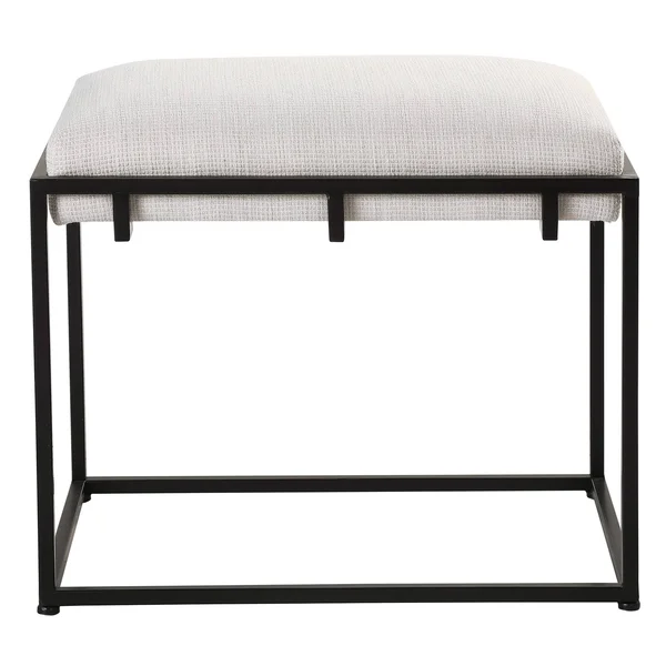 Uttermost 23580 Paradox White Small Bench