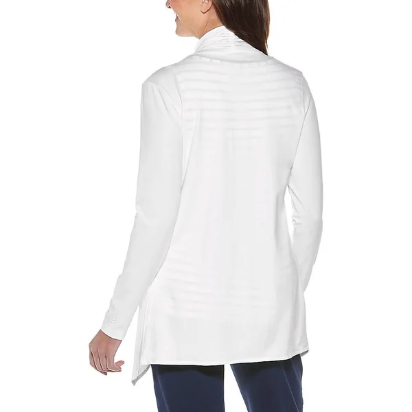 Women's Marietas Sun Wrap - UV Protective Sweaters For Women, White