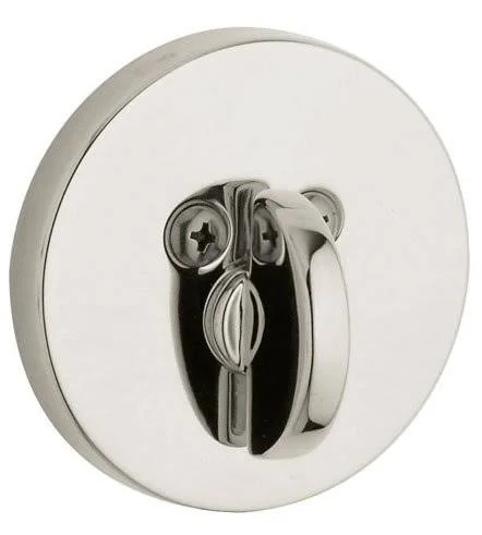 Baldwin 8241055PAT Contemporary One-Sided Deadbolt in Lifetime Polished Nickel