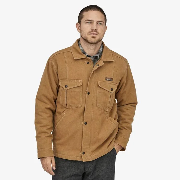 Patagonia Men's Iron Forge Hemp Canvas Ranch Jacket - Workwear Jackets - Blue - 27805 - XXL
