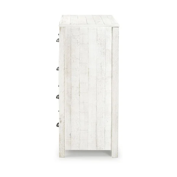 Alaterre Furniture Rustic 4-Drawer Chest - Rustic Gray
