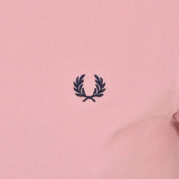 Fred Perry Twin Tipped Polo T Shirt - Pink - Polo Shirts