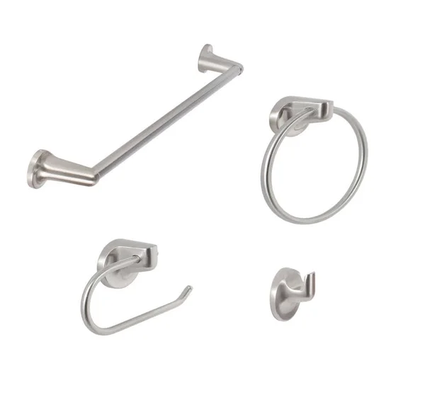Sure-Loc Hardware SA-SET 15 Sierra 4 - Piece Bathroom Hardware Set Finish: Satin Nickel