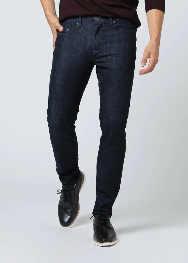 DUER Men's Performance Denim Slim Blue - Size 40, 32, Rinse