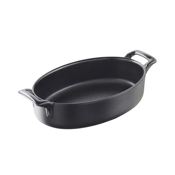 Revol Oval Roasting Dish Belle Cuisine - 2 Colors Cast Iron Style