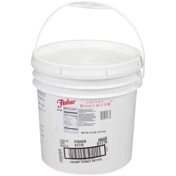 Fisher Peanut Butter Creamy, 35-Pound Pail