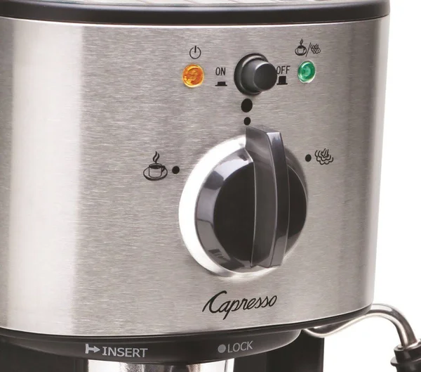 Capresso EC100 Espresso and Cappuccino Machine - Black/Silver