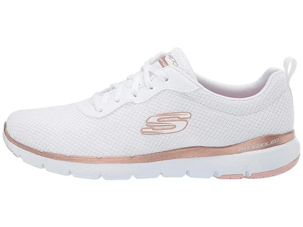 Skechers Women's Flex Appeal 3.0 First Insight Sneaker - White, 8