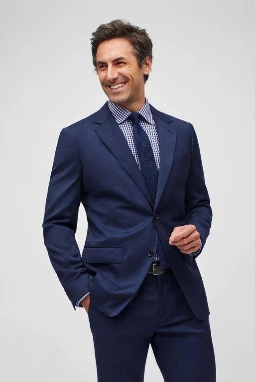 Bonobos Jetsetter Stretch Wool Suit Jacket Extended Sizes - Blue