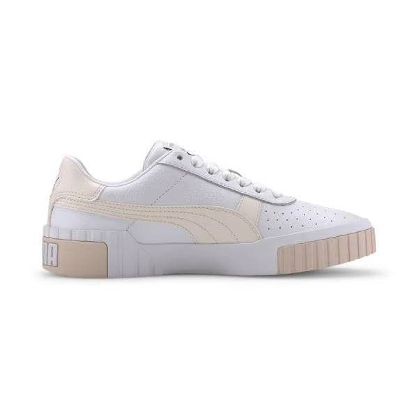 Puma Cali White/Rosewater Women's Shoes, White/Pink, Size: 7