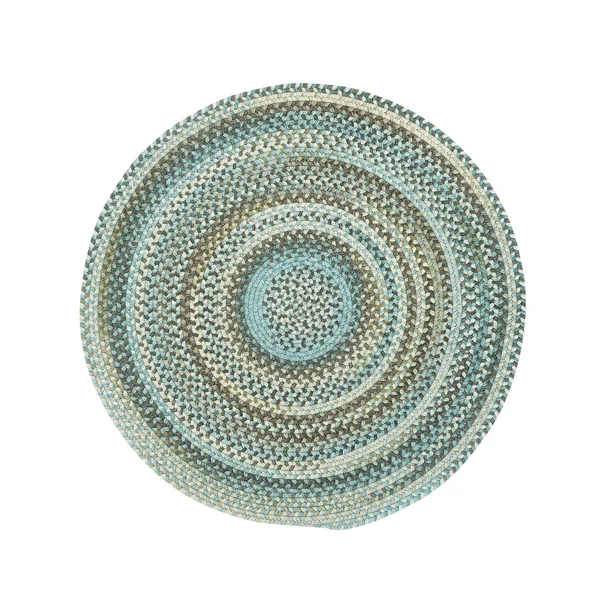 Capel Rugs Kill Devil Hill Cross Sewn Braided Area Rug - Blue - 20x22x30x22