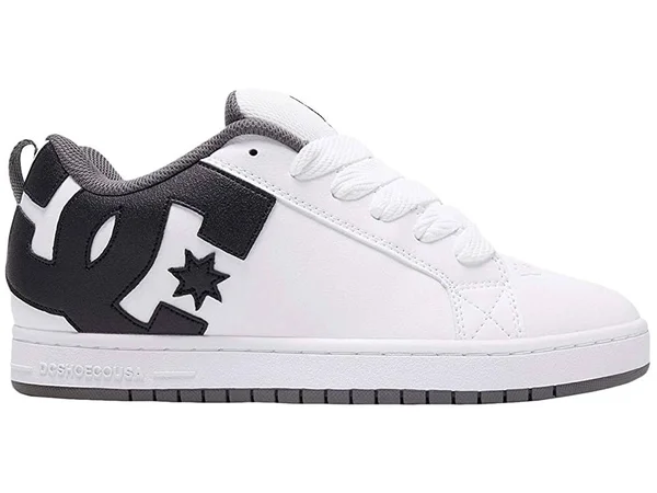 DC Court Graffik Men's Skate Shoes Black/Grey : 10.5 D - Medium