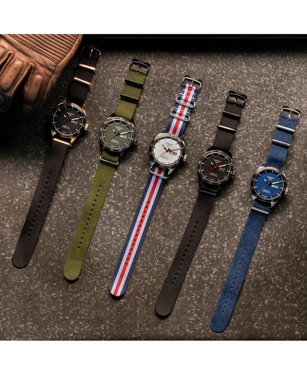 Men's PRS516 Powermatic Textile Strap Watch, 42mm