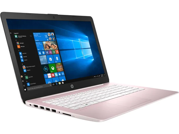 HP Stream 14-ds0040nr 14″ Notebook - A4 -9120e 1.5 GHz - 4 GB RAM - 32 GB SSD - Rose Pink/Champagne Pink Keyboard Frame/Vertical
