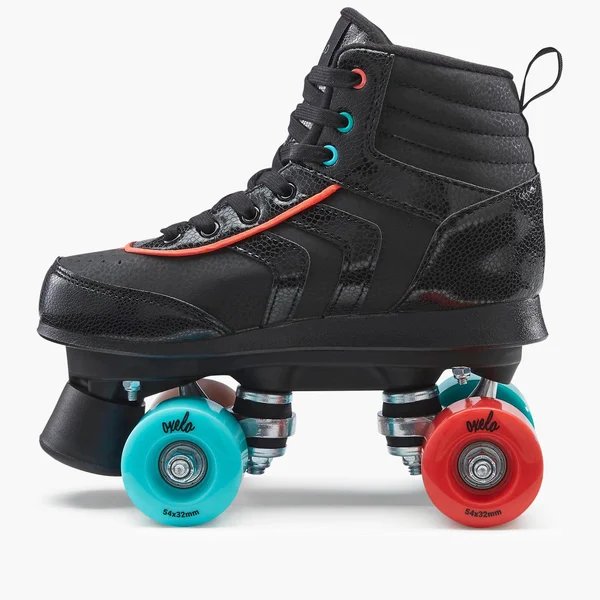 Oxelo Kid's 100 - Roller Skates in Black, Size 12.5C