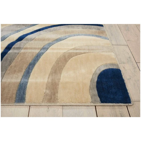 Nourison Somerset Runner ST81 Area Rug, Ivory/Blue, 2&3x22 x 8&