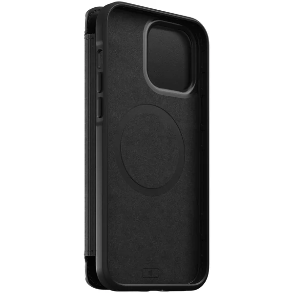 Nomad Modern Leather Folio - Rustic Brown, iPhone 13 Pro Max