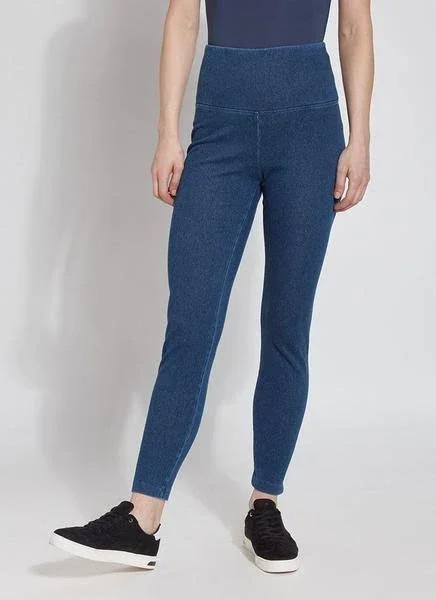 Lysse Leggings 6175 Slimming Denim Legging - Mid Grey