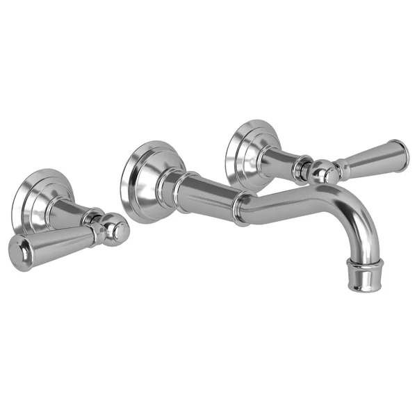 Newport Brass Jacobean Wall Mount Lavatory Faucet Polished Chrome