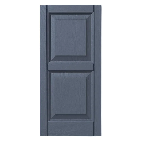 Ply Gem Raised Panel Shutter (Set of 2), Size: 31 inch x 12 inch, Blue