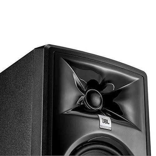 JBL 305P MKII 5x22 Studio Monitoring Speakers (Pair) w/5 Essential AxcessAbles Studio Cables for Recording Studio