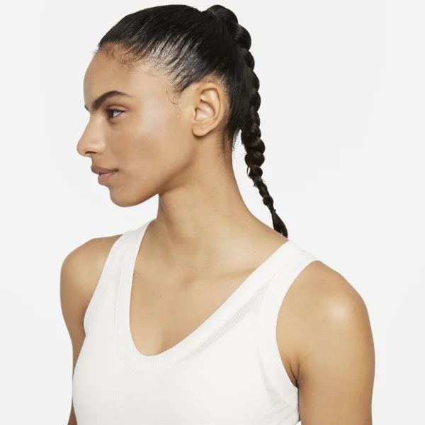 Nike Yoga Luxe Women's Tank Top in White - Size: 2XL, DD5545-901