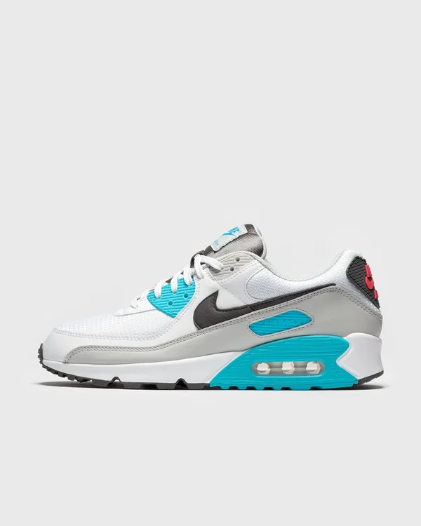 Nike Air Max 90 White/Iron Grey-Chlorine Blue