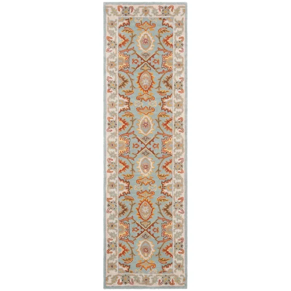 Safavieh Heritage HG734D Rust, Beige Rug 6& x 6& Square