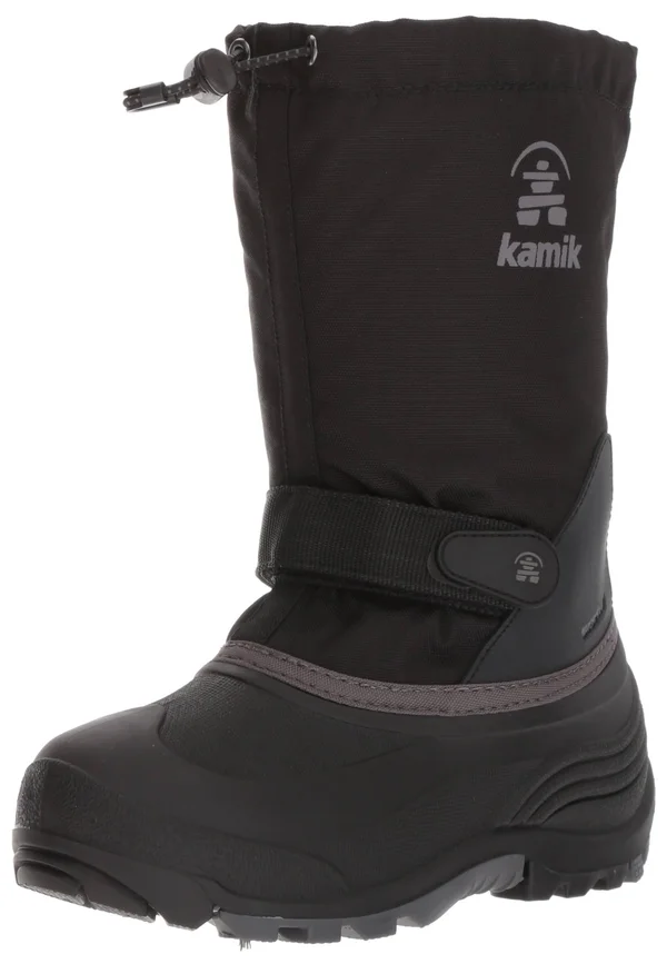 Kamik Waterbug 5 Classic -25 Wide Width Winter Boot - Kid's - Kids Unisex, Black